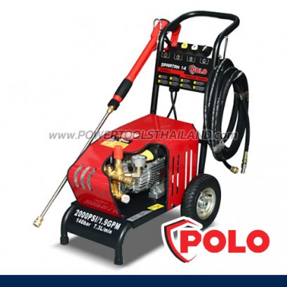 SPARTAN14 เครื่องฉีดน้ำแรงดันสูงงานหนักโปโล 140 บาร์