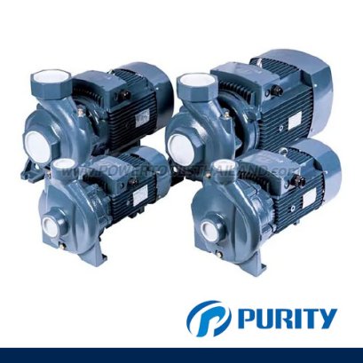 "PURITY" PC625A ปั๊มน้ำหอยโข่งใบพัดเดียว ท่อเข้าออก 4 นิ้ว 10 แรง 380V ใบพัดเหล็กหล่อ