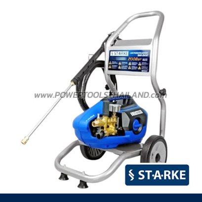 SHI-150E (TAURUS พร้อมรถเข็น) เครื่องฉีดน้ำแรงดันสูง 200 บาร์ 2500 วัตต์ แรงดันไฟฟ้า 220-240V/50 เฮิรตซ์ + พร้อมรถเข็น STARKE