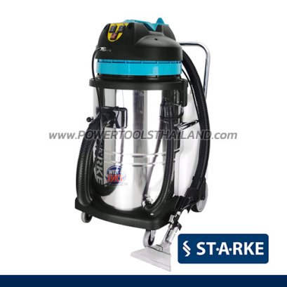 SK-760 (760) เครื่องดูดฝุ่นแห้ง-เปียก ซักพรม ซักเบาะ 60 ลิตร 2000 วัตต์ (2 มอเตอร์ + 1000W/220V)  STARKE