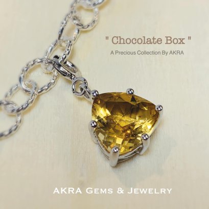 Citrine Chocolate Box Charm/Pendant