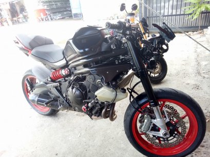 สร้างแผงคอบน-ล่าง Ninja650 