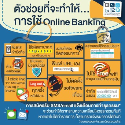 ตัวช่วยที่จะทำให้การใช้ Online Banking ปลอดภัยมากขึ้น