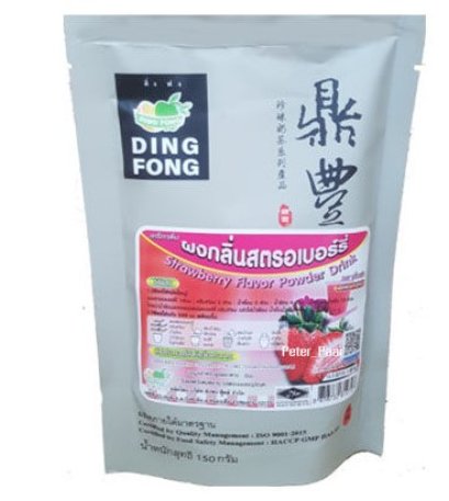 ผงติ่งฟง สตรอเบอร์รี่ / 150กรัม*32ห่อ