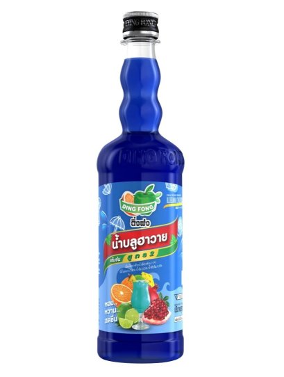 น้ำติ่งฟง บลูฮาวาย / 760ml.*12ขวด