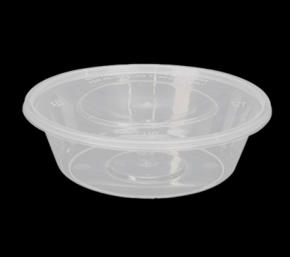 กล่องอาหารกลม Easy Life สีดำ ขนาด 625 มล. (Z625-B) / 25ชิ้น*12แพ็ค