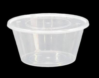 กล่องอาหารกลม Easy Life สีใส ขนาด 800 มล. (Z800) / 25ชิ้น*12แพ็ค