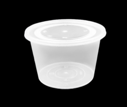 กล่องอาหารกลม Easy Life สีใส ขนาด 1000 มล. (Z1000) / 25ชิ้น*12แพ็ค