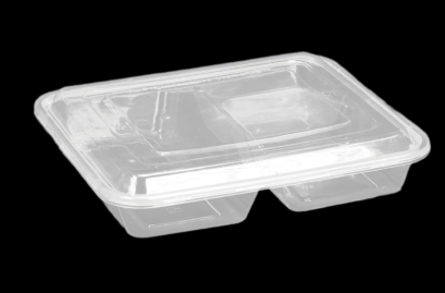 กล่องอาหาร Easy Life 3 ช่อง สีใส ขนาด 1000 มล. (3F1000) / 25ชิ้น*6แพ็ค