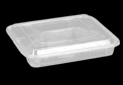 กล่องอาหาร Easy Life 4 ช่อง สีใส ขนาด 1000 มล. (4F1000) / 25ชิ้น*6แพ็ค