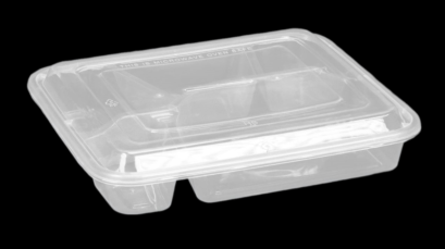 กล่องอาหาร Easy Life 5 ช่อง สีใส ขนาด 1000 มล. (5F1000) / 25ชิ้น*6แพ็ค