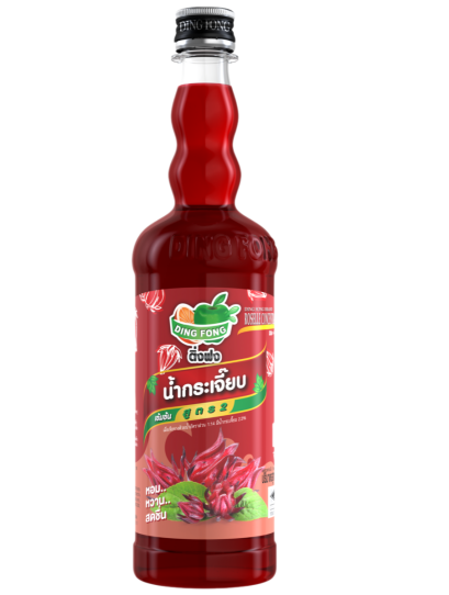 น้ำติ่งฟง กระเจี๊ยบ / 760ml.*12ขวด