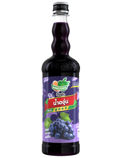 น้ำติ่งฟง องุ่น / 760ml.*12ขวด