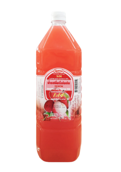 Queen น้ำลิ้นจี่ (1500มล.*6ขวด)