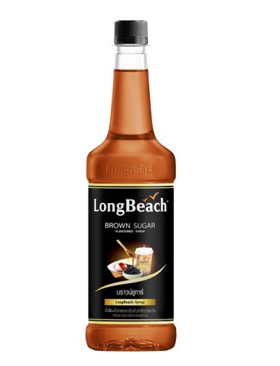 ลองบีช ไซรัปบราวน์ชูการ์กลิ่นคุโรมิตซึ/ 740ml.*12ขวด