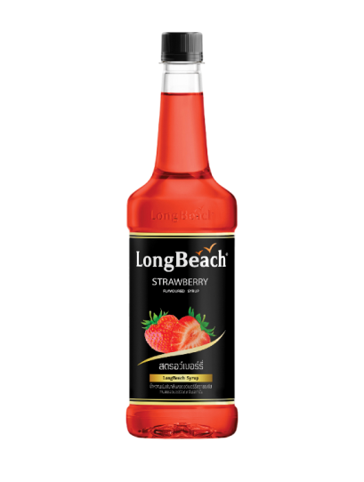 ลองบีช ไซรัปสตรอเบอร์รี่ / 740มล.*12ขวด
