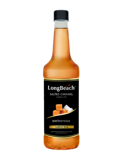 ลองบีช ไซรัปซอลท์เทดคาราเมล / 740ml.*12ขวด