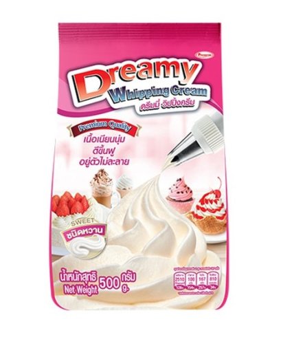 วิปปิ้งหวาน ตราดรีมมี่ / 500กรัม*24ห่อ