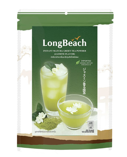 ลองบีช ชาเขียวกลิ่นมะลิ / 100กรัม