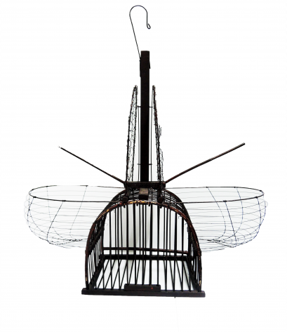 กรงดักนกปรอท(2ทาง)