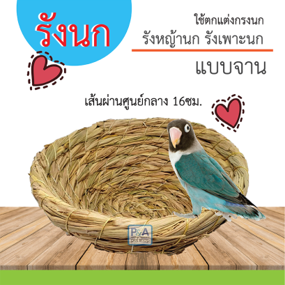 รังเพาะนก รังนก บ้านนก_แบบจาน