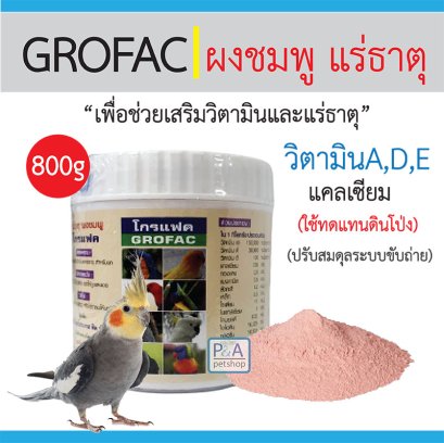 Grofac_โกรแฟค วิตามินผงชมพู 500g