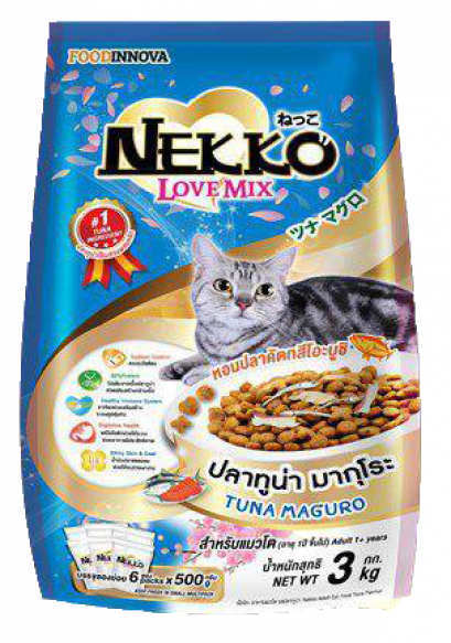 Nekko รสปลาทูน่ามากูโระ [400g]