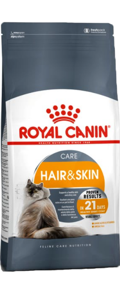 Royal Canin Hair &amp; Skin Care / ดูแลผิวหนังและเส้นขน อายุ 1 ปีขึ้นไป [400g]