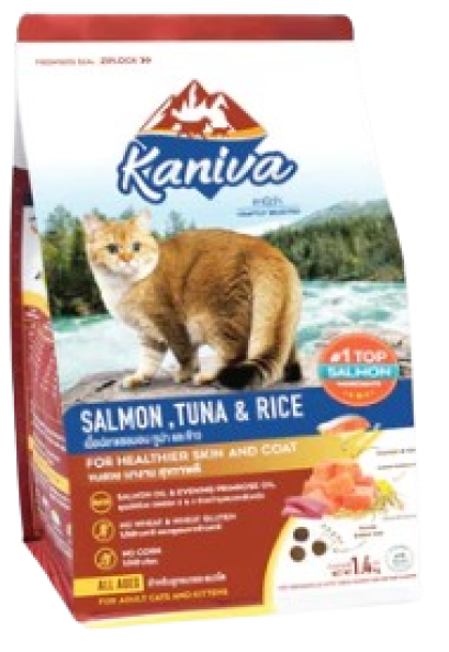 Kaniva_สูตรเนื้อปลาแซลมอน ปลาทูน่าและข้าว [8kg]