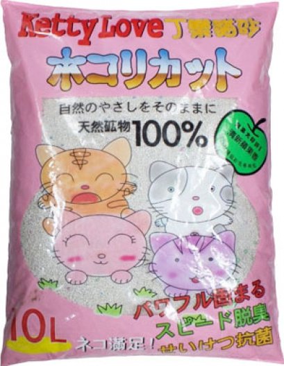 ทรายKitty love apple -  กลิ่นแอปเปิ้ล (10ลิตร)