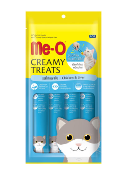 Me-O Creamy Treats_ไก่ตับ [15gx4ซอง]