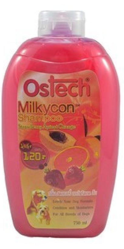 Ostech ออสเทคแชมพู มิลล์กี้คอน (สีส้ม) 750 ml.