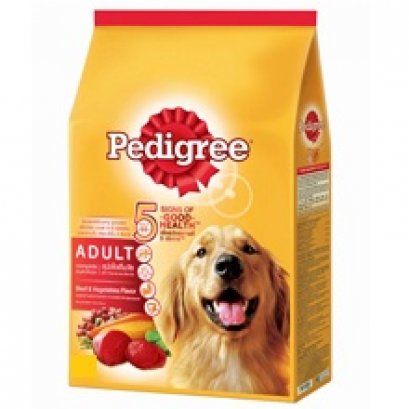 Pedigree สุนัขโตเต็มวัย รสเนื้อวัวและผัก [1.5kg]