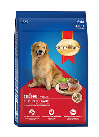 Smart Heart สุนัขพันธุ์โต รสเนื้ออบ [1.5kg]