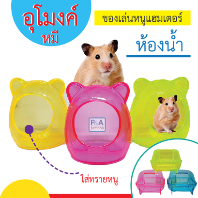 ห้องน้ำหนูเเฮมเตอร์_อุโมงค์หมีใส / คละสี