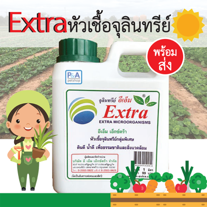 Extra หัวเชื้อจุลินทรีย์ อีเอ็มชีวภาพ_1ลิตร