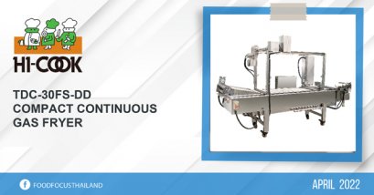 TDC-30FS-DD COMPACT CONTINUOUS GAS FRYER