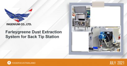Farleygreene Dust Extraction System for Sack Tip Station