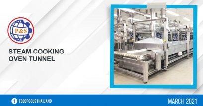 Steam Cooking Oven Tunnel