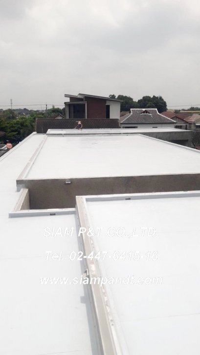 งานติดตั้งระบบกันซึมและฉนวนกันความร้อนโครงการ ซอยรามอินทรา 65