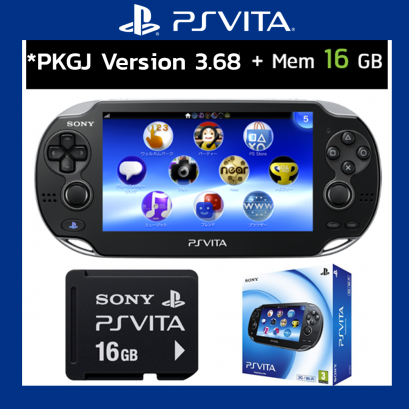 PSVITA 1000 รุ่นจอ OLED + 16 GB : CFW. V.3.68 + PKGJ สโตร์ดาวโหลดเกมฟรีในตัว
