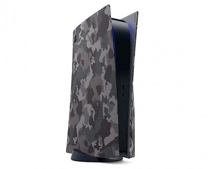 PS5 : Console Cover Grey Camouflage รุ่น Digital