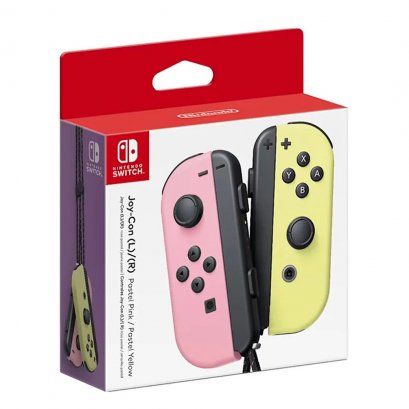 Joy-con สีชมพูพาสเทล - เหลืองพาสเทล  [Official Product]