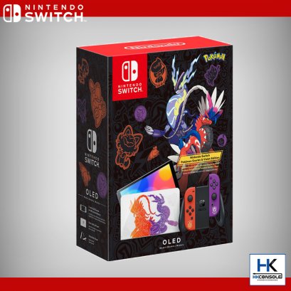 Nintendo Switch OLED model Pokémon Scarlet &amp; Violet Edition (เครื่องลาย Limited Pokémon Scarlet &amp; Violet)