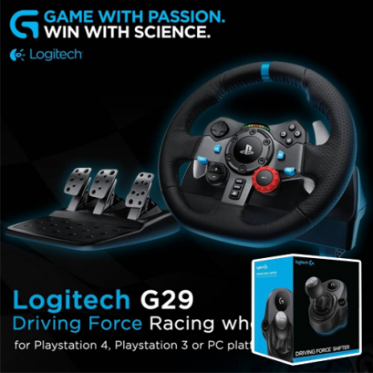 พวงมาลัย + เกียร์ Logitech G29