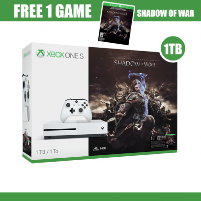 XBOX ONE S 1 TB - ชุดฟรี 1 เกม Shadow Of War