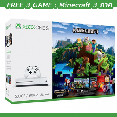 XBOX ONE S 500 GB - MINECRAFT BUNDLE