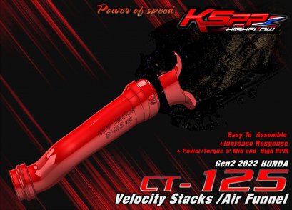 CT125 Gen2 ท่อกรอง/Velocity stack -ท่อกรองอากาศ