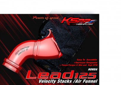 คอกรองLead125  ท่อกรอง Lead125 VelocityStackLead125 [KSPP]