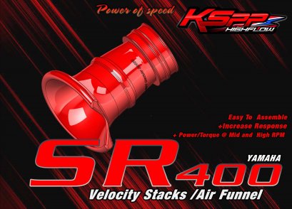 SR400 [Yamaha] ปากแตร/Velocity stack -ปากแตร